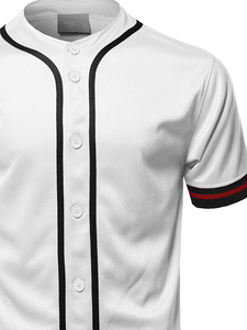 Nouveau à venir à manches courtes hommes uniforme de Baseball impression personnalisée col rond maillot de Baseball - Product Image 3