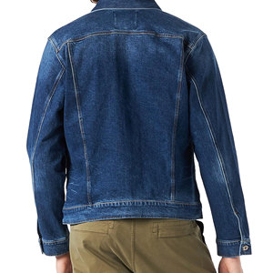 Nouvelle arrivée Veste en jean bleu classique pour homme Mélange de coton de haute qualité Veste en jean pour homme Parfaite pour les tenues décontractées - Product Image 3
