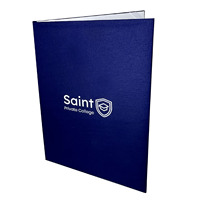 Titulaire de certificat de graduation avec logo personnalisé