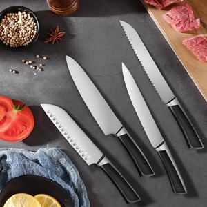 Juego de cuchillos de cocina de acero inoxidable con alto contenido de carbono 5cr15, 7 Uds., cuchillos de Chef de alta calidad, accesorios de Metal para la cocina - Product Image 6