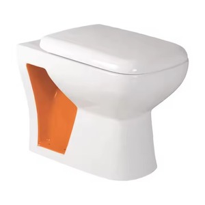 Art EWC Rétro Rustique Moderne Européenne Double Couleur Monobloc Céramique Sanitaire Salle de Bain Toilette Commode Siège Pan Grade - Product Image 5