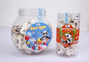 Precio al por mayor Almacenamiento Cool Bear gomoso Caramelo Suave malvaviscos forma de bola multicolor dulce característica Regalo caramelo para niños - Product Image 6