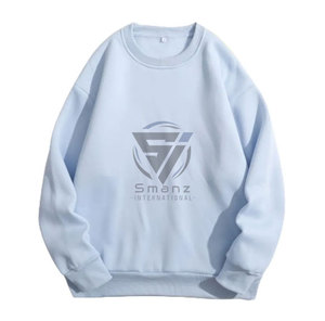 Sudadera con capucha de doble capa de forro polar lavado al por mayor, personalizada, extragrande, estampada, de longitud regular y hombros caídos - Product Image 1