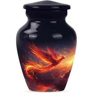 Nuevo diseño tradicional, urna de Metal de cremación conmemorativa con ruego Premium para cenizas humanas, urna funeraria para cenizas de hombres y mujeres adultos - Product Image 2