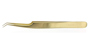 Pince à cils en acier inoxydable en grande quantité avec logo personnalisé pointe en fibre pointue outils de beauté de marque privée - Product Image 6