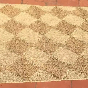 Estera de algas marinas de alta calidad, estera de algas marinas hechas a mano ecológicas naturales para decoración de sala de estar y comedor - Product Image 4