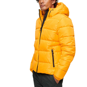 High Quality Men's Winter <b>Canvas</b> Stand Collar Puffer <b>Jacket</b> Long Sleeve Breathable Quick Dry Lightweight Wholesale - Product Image 2