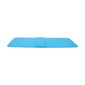 GoYoga+ 71x24in <b>Exercise</b> Yoga Mat with <b>Knee</b> Pad & Strap Blue-Foam Material From BalanceFrom Fitness - Product Image 4