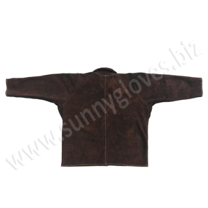 Woking-chaqueta Industrial de cuero resistente, resistente al calor y al fuego, para soldadura de seguridad - Product Image 4