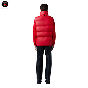 OEM Logo personnalisé sans manches bulle gilet veste hommes de haute qualité chaud hiver gilets respirant nylon tricoté impression Sport - Product Image 5