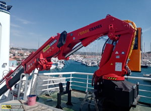 Nouveau pont pliant à flèche articulée de 10 tonnes de capacité grue marine hydraulique haute charge Moment Construction pompe moteur engrenage pour - Product Image 3