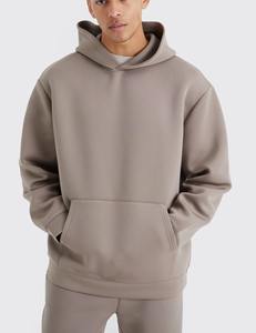 Conjunto Deportivo con Capucha y Logotipo Personalizado, Unisex, Bordado con Apliques, Lavado Ácido, Estilo Hiphop, Sudadera con Capucha Cuadrada y Cordón Ajustable - Product Image 2