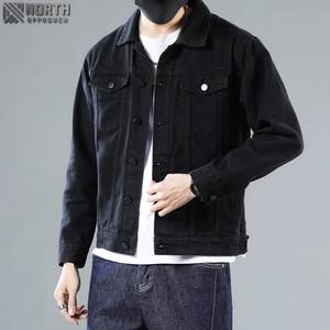 Chaqueta vaquera de talla grande Oem de alta calidad, chaqueta vaquera de estrella, transpirable, clásica, Unisex, ropa de invierno, chaqueta vaquera para hombre - Product Image 3