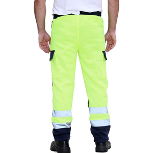 กางเกงคาร์โก้สะท้อนแสงแอนซี่คลาส2สำหรับผู้ชายกางเกงสะท้อนแสงกันน้ำปรับแต่งสีได้ - Product Image 3