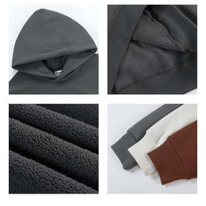 Sudadera con Capucha Gruesa de Felpa de 480G, Sudadera Unisex de Estilo Urbano, Sudadera Lisa Premium con Logotipo Personalizado - Product Image 4