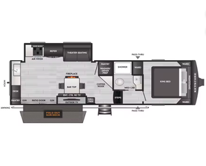 2025 2024 2026 Keystones C-o-l-e-m-a-n Le-g-a-c-y 2800SU-N-D-E-C-K Rvs Autocaravanas, Casas Rodantes y Remolques de Viaje - Product Image 2