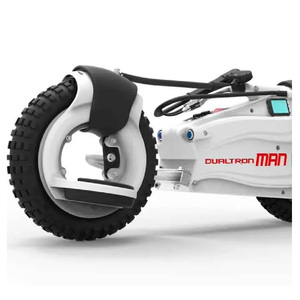 DuaI+tron-Man EX+ Trottinette électrique à moteur sans moyeu Trottinette électrique de qualité industrielle Haute qualité Vitesse maximale 45 km/h Moteur double 1500W - Product Image 3