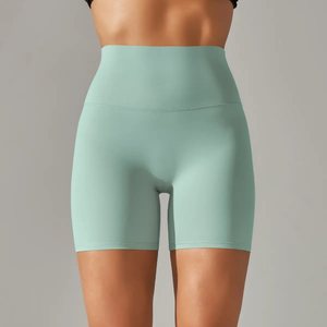 Pantalones cortos de Yoga sin costuras de alta calidad para mujer, pantalones de Fitness de cintura alta para levantamiento de cadera de melocotón, transpirables, ajustados, deportes para correr - Product Image 3