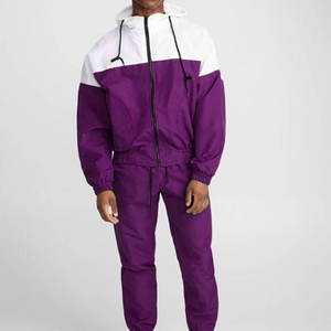 Chándal cortavientos para hombre de fabricación al por mayor 100% material de poliéster ligero Impresión de logotipo personalizado OEM - Product Image 3