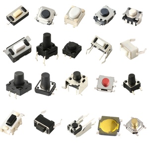 Dirui Membrane Tactile Switch Push Button Switch Round <b>Square</b> LED <b>Key</b> for Home Appliance Industrial Control PCB Mounting - Product Image 2
