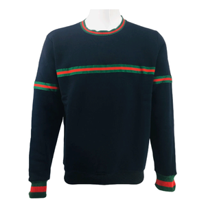 Sweatshirts rayés pour hommes Top décontracté en coton mélangé Basics Pullover Sweatshirts pour hommes - Product Image 3