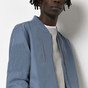 Chaqueta de Cuero Genuino Desgastado para Hombre, Estilo Bomber, Mangas Acolchadas, Estilo de Vuelo Vintage - Product Image 6