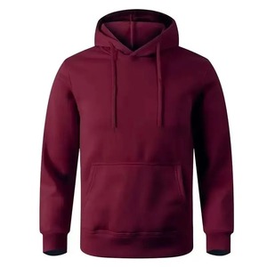 Sudadera con capucha de impresión digital y bordado de invierno de alta calidad personalizada con cinta de logotipo en la manga - Product Image 2