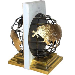 Sujetalibros decorativo más vendido, globo terráqueo hecho a mano, diseño creativo, forma, centro de mesa brillante, venta al por mayor, artículo Vintage de lujo - Product Image 4