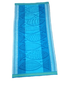 Serviette de plage conçoit des conceptions jacquard de coton éponge polyvalentes peuvent être des conceptions personnalisées styles qualité fabriquée en Inde - Product Image 4