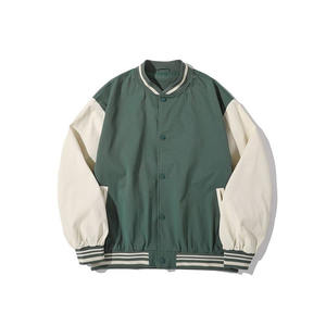 Veste universitaire pour hommes haute qualité, logo brodé, manches en cuir personnalisées Varsity Letterman Varsity Jacket pour hommes - Product Image 5