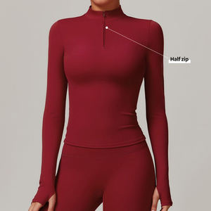 Ropa de alta calidad Pilates Gym Apparel 2 piezas Activewear Buttery Soft Athleisure Wear Conjuntos de Yoga de manga larga para mujeres - Product Image 4