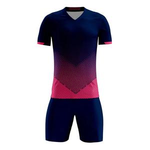 ชุดฟุตบอลเด็ก ระบายอากาศ แห้งเร็ว ป้องกันรังสียูวี โพลีเอสเตอร์ 100% รับผลิตตามแบบ (OEM) ขายดี - Product Image 1