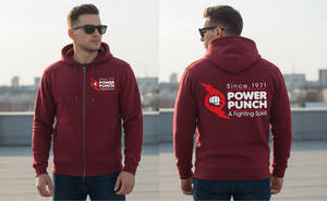 เสื้อสเวตเชิ้ตมีฮู้ดยูนิเซ็กซ์มีซิปรูดเต็มฤดูหนาว - Product Image 4