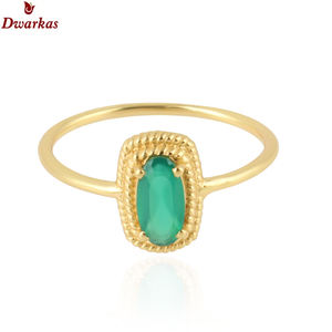 Anillo de dedos de piedra de ojo de tigre chapado en oro único de Plata de Ley 925, joyería clásica para fiesta de boda más vendida para aniversario - Product Image 6