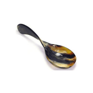 Cuillère à sel en corne de buffle de bonne qualité avec couleur naturelle Cuillère à couverts de meilleure qualité à prix raisonnable Cuillère en corne à vendre - Product Image 3