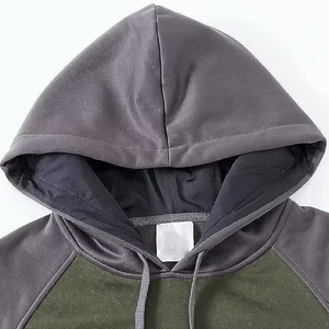 Meilleur prix, sweats à capuche en polaire de qualité supérieure pour hommes, polyester/coton teint uni à la mode hivernale à séchage rapide écologique - Product Image 3
