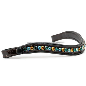 Acolchado blando de vaca de alta calidad, cristales elegantes cosidos fuertes, Diamante decorativo, canal vacío, banda para cejas de caballo de cuero - Product Image 3