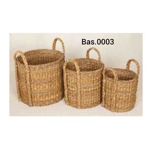 High Quality Green Product <b>Seagrass</b> Handmade Storage <b>Basket</b> 2022 Kitchen Living Room Organization Home Handmade <b>Seagrass</b> - Product Image 3