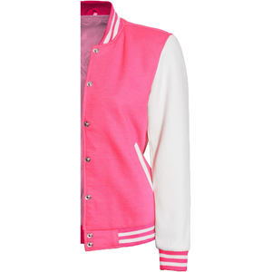 Chaqueta Universitaria Personalizada al por Mayor de Fábrica, Diseño OEM, Transpirable, Resistente al Viento, de Alta Calidad para Hombre, con Parche Bordado Frontal de Cuero Genuino - Product Image 6
