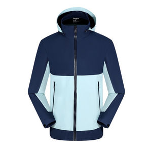 Veste coupe-vent unisexe pour sports de plein air, printemps, imperméable, coupe-vent, résistante aux rayures, camouflage, logo frontal, coque en nylon - Product Image 5