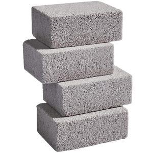 4 grigliate per uso domestico per la pulizia di pietre pomice 10x7x4 cm efficaci nella rimozione di avanzi e grasso di cibo - Product Image 1
