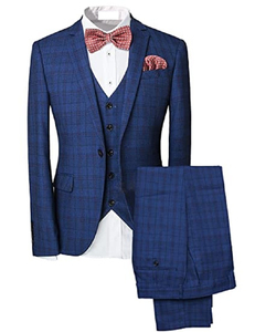 ชุดสูทธุรกิจผู้ชายทรงเข้ารูปสามชิ้นขายดี สินค้ามาใหม่ เสื้อโค้ทกระดุมแถวเดียวสำหรับงานแต่งงาน กางเกงขาสั้น เสื้อโค้ท - Product Image 2