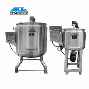 Automation Washing Soap Liquid Detergent Mixing And Heating Making Machine