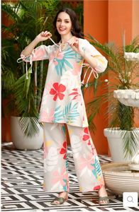 Impreso Womens Kaftan Style Casual Wear Top Pant Co ord Sets Trendy and In Demand Women casual wear - Product Image 6