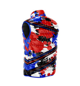 Personalizado sin mangas burbuja hombre chaquetas Puffer abajo chaleco abrigo cálido sin mangas abajo chaquetas de algodón logotipo personalizado Puffer chaqueta chaleco - Product Image 5