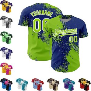 Vente en gros pas cher Design personnalisé T-shirt de baseball personnalisé 100% polyester Maillot de baseball - Product Image 2