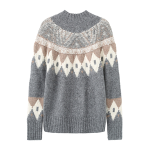 2024 pulls à col roulé pour femmes pull surdimensionné à manches longues pull pour femmes de haute qualité personnalisé - Product Image 2