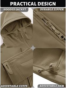 Chaqueta Softshell de Alta Calidad Hecha a Medida para Mujer, Cuello Alto, Resistente al Viento y Duradera para Actividades al Aire Libre en Invierno - Product Image 5