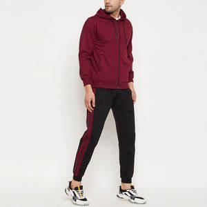 Conjunto Deportivo de Invierno para Hombre, Corte Regular, Transpirable, 100% Algodón, Sudadera con Capucha y Pantalones Jogger - Product Image 2