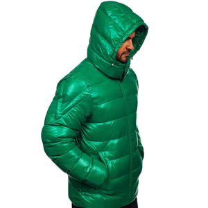 Veste de pluie décontractée mince pour hommes d'hiver personnalisée nouvelle veste coupe-vent décontractée Plus veste en coton hommes 2025 - Product Image 6